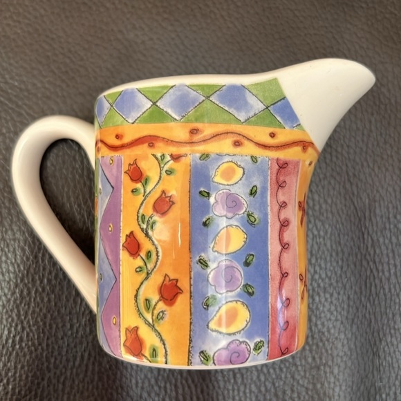 Ceramic 8oz Creamer/Milk Container Features Sweet Shoppe Design by Sango - Picture 5 of 7